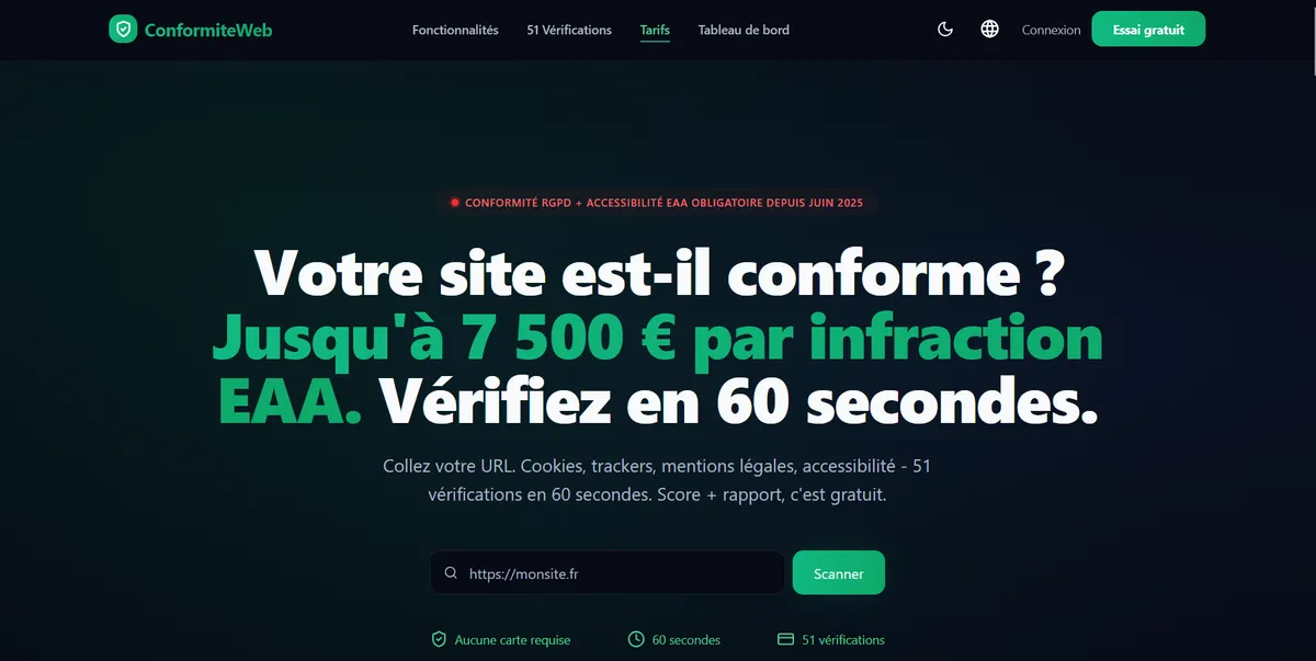 ConformiteWeb — capture 2